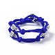 Eco-Friendly Faux Suede Cord Wrap Bracelets BJEW-JB04369-2