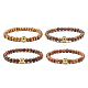 Öldiffusor Yoga Perlen Stretch Armband für Mädchen Frauen BJEW-JB06897-1
