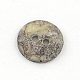 2-Hole Flat Round Sea Shell Buttons SSHEL-Q295-05-2