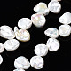 Fili di perle di perle d'acqua dolce coltivate naturali PEAR-N019-01A-6