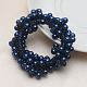 ABS Imitation Bead Wrapped Elastic Hair Accessories OHAR-PW0007-49I-1