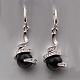 Helix & Ball Tin Alloy Czech Rhinestone Dangle Earrings For Women EJEW-BB12138-D-2