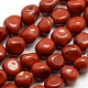 Nuggets Natural Red Jasper Beads Strands G-P062-01-1