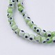 Chapelets de perles vernissées manuelles LAMP-J089-B06-3