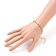 Messing handgefertigte Perlenkette Armbänder & Halsketten Schmuck-Sets SJEW-JS01139-12
