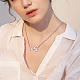 Shegrace 925 collares con colgante de plata esterlina JN890A-4