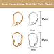 24Pcs 4 Styles Brass Leverback Earring Findings KK-SZ0001-49-2