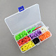 Los juguetes para niños más vendidos diy colorido kit de recarga de bandas de telar de goma con accesorios DIY-R009-02-1