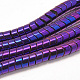 Electroplate Non-magnetic Synthetic Hematite Beads Strands G-T059-8mm-02A-1