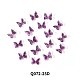 Encantos de uñas de mariposa de resina 3d MRMJ-Q072-25D-2