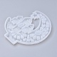 Moules en silicone de lune de croissants de château de bricolage X-DIY-I034-02-2