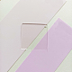 Disque acrylique transparent gros pendentifs ZXFQ-PW0001-039N-1