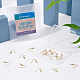 BENECREAT 20PCS 18K Gold Plated French Earring Hooks Ear Wires with Spring and Ball Dangle for DIY Jewelry Making Craft KK-BC0005-64G-NR-4