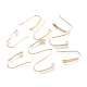 304 Stainless Steel Earring Hooks STAS-K211-02G-1