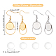 Kit per la creazione di orecchini pendenti in bianco per sublimazione fai da te dicosmetico STAS-DC0009-40-2