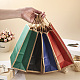 Biyun 16 шт. 4 цвета прямоугольные сумки для переноски из крафт-бумаги CARB-BY0001-02-6