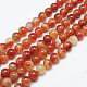 Natural Red Agate Bead Strands X-G-G880-05-10mm-2