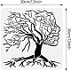 BENECREAT Tree of Life Stencil DIY-WH0391-0186-2