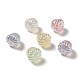 Placage uv perles acryliques irisées arc-en-ciel PACR-M002-10-1