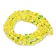Transparent Electroplate Glass Beads Strands GLAA-Q099-F01-06-2