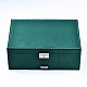 Коробка-органайзер для ювелирных изделий из замши CBOX-S021-007-2