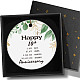 AHANDMAKER Happy 10th Anniversary Ornament Hanging HJEW-WH0057-001-1