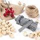 DIY Wood Bead Christmas Ornaments Kits DIY-TZ0001-05-2