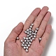 Perles de verre polies au feu tchèques X-GLAA-F100-D02-4