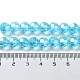 Chapelets de perles en verre électroplaqué EGLA-R015-8mm-12-2