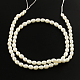 Rice Natural Cultured Freshwater Pearl Beads Strands PEAR-R012-28-2