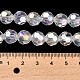 Perles en verre transparentes EGLA-A035-T10mm-B19-4