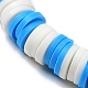 Set di braccialetti elastici da surfista heishi in argilla polimerica 7 pz 7 BJEW-SW00088-01-3