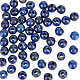 OLYCRAFT 50Pcs 6mm Natural Lapis Lazuli Beads 2mm Large Hole Natural Stone Beads Round Loose Beads Round Gemstone Beads Energy Stone for Bracelet Necklace Earring Jewelry Making DIY Crafts G-OC0003-81A-1