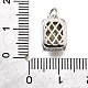Латунь стекло амулеты KK-V011-32P-3