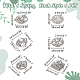 Ph pandahall 6 estilos amuletos de flores de animales 36 piezas colgantes de búho y pájaro tibetano amuletos de tortuga de plata antigua cuelgan amuletos para la primavera pulsera collar pendiente fabricación de joyas FIND-PH0007-57-2