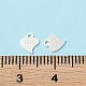 925 Sterling Silver Heart Chain Extender Connectors STER-P053-02S-4