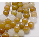 Fili di perline giada gialla naturale G-G150-10mm-1-2