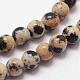 Chapelets de perles en jaspe dalmatien naturelle G-N0183-05-3mm-3