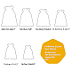 Benecreat 24 Stück große Leinentaschen mit Kordelzug Geschenkbeutel Schmuckbeutel für Hochzeitsfeier und DIY Handwerk ABAG-BC0001-04-6