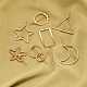 15個15スタイル合金中空幾何学的ヘアピン  ポニーテールホルダーステートメント  女性のためのヘアアクセサリー  ゴールドカラー  1個/スタイル PHAR-SZ0001-03-5