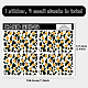 Etiquetas engomadas impermeables de la tarjeta del plástico del pvc DIY-WH0432-071-2
