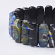 Handgemachte millefiori lampwork wulst stretch armbänder BJEW-G530-03-3