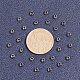 UNICRAFTALE 100pcs 4mm Bicone Spacer Beads Stainless Steel Loose Beads Bicone Small Hole Spacer Bead Smooth Surface Beads Finding for DIY Bracelet Necklace Jewelry Making Craft STAS-UN0001-63P-5