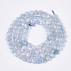 Chapelets de perles en aigue-marine naturelle G-S362-009-2