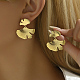 304 boucles d'oreilles clous pendantes en acier inoxydable pour femme GB6330-2-3