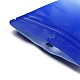 グラデーションカラーのプラスチック製ジップロックバッグ  再封可能な包装袋  長方形  藤紫色  15x10.5x0.02cm  片側の厚さ：3.1ミル（0.08mm） OPP-Q007-02D-3