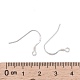 Crochets d'oreilles en 925 argent sterling STER-K167-049C-S-3
