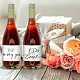 PH PandaHall 40PCS Bridesmaids Mini Champagne Labels Wine Bottle Labels DIY-WH0561-015-7