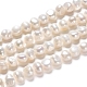 Fili di perle di perle d'acqua dolce coltivate naturali PEAR-I004-08A-1