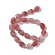Chapelets de perles aux fraises en quartz naturel G-M208-12-3
